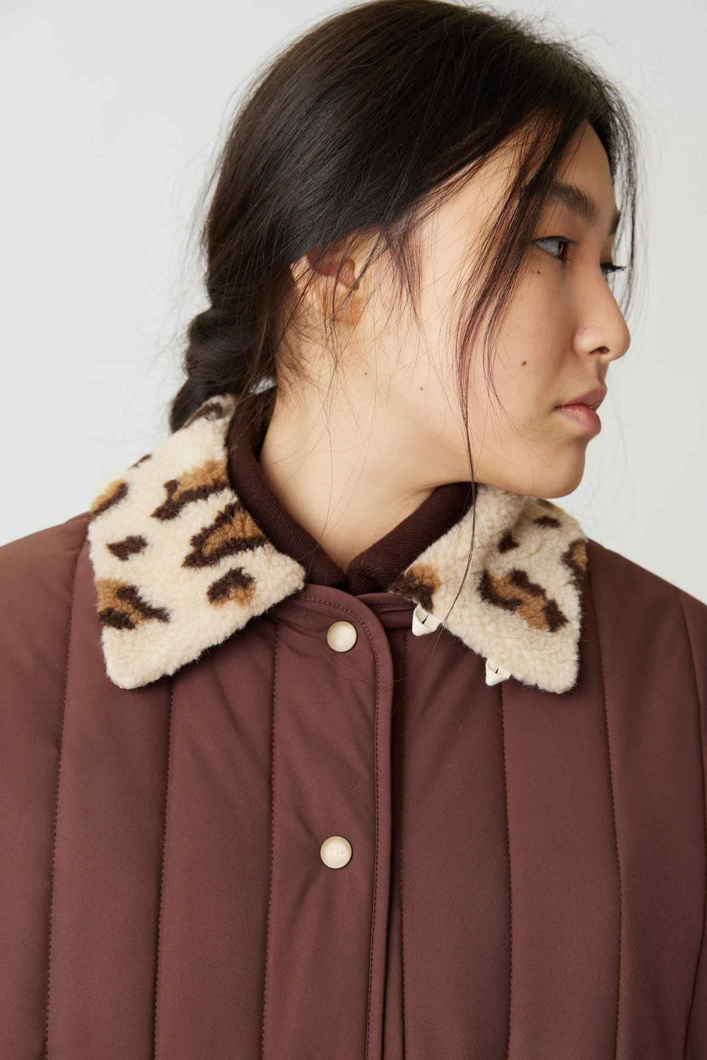 Леопардовый воротник