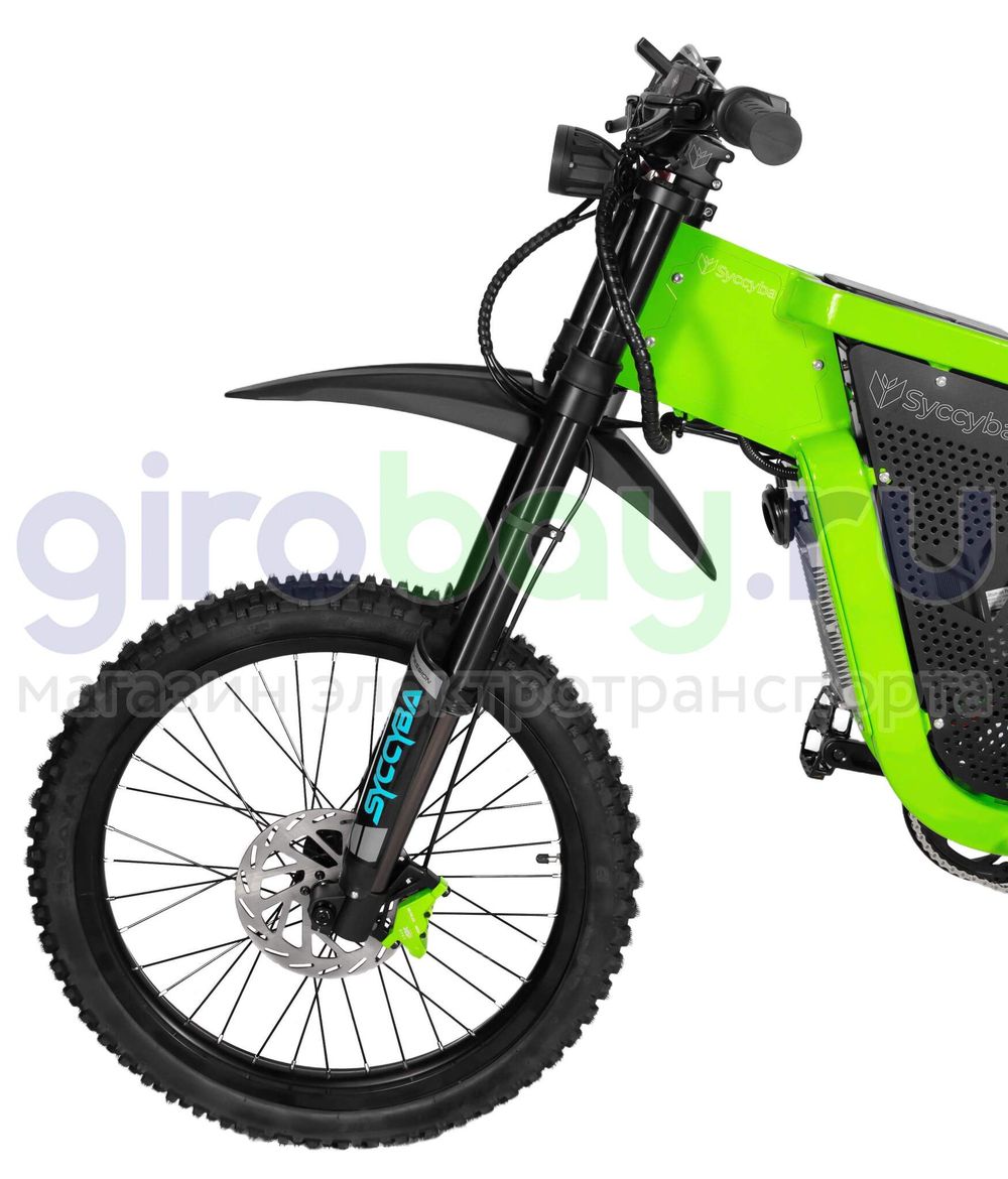Электровелосипед Syccyba X21 Sport 6000W (60V/30ah) - Салатовый фото №5