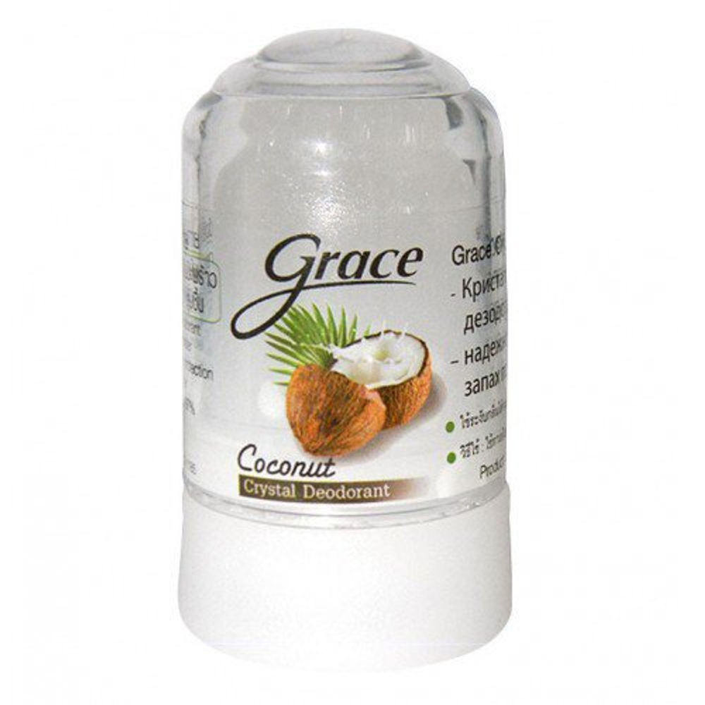 Дезодорант кристаллический с кокосом 70 г Grace Crystal Deodorant - Coconut