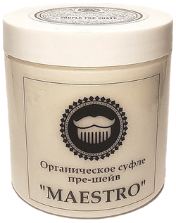 BARBER SIZE. Органическое суфле пре-шейв для бритья "MAESTRO". (500гр.)