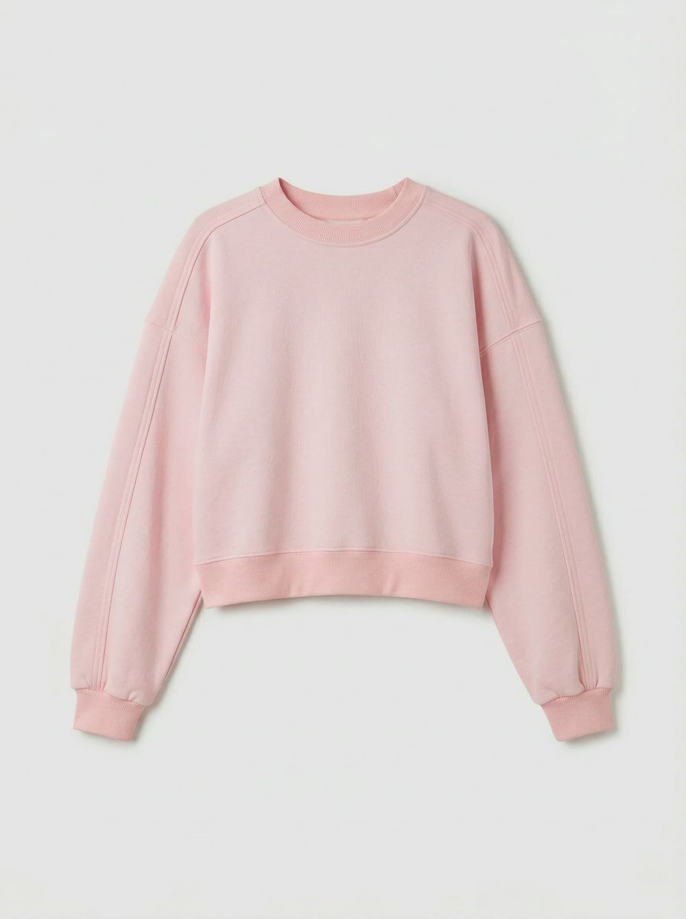 Свитшот укороченный "Розовый" женский