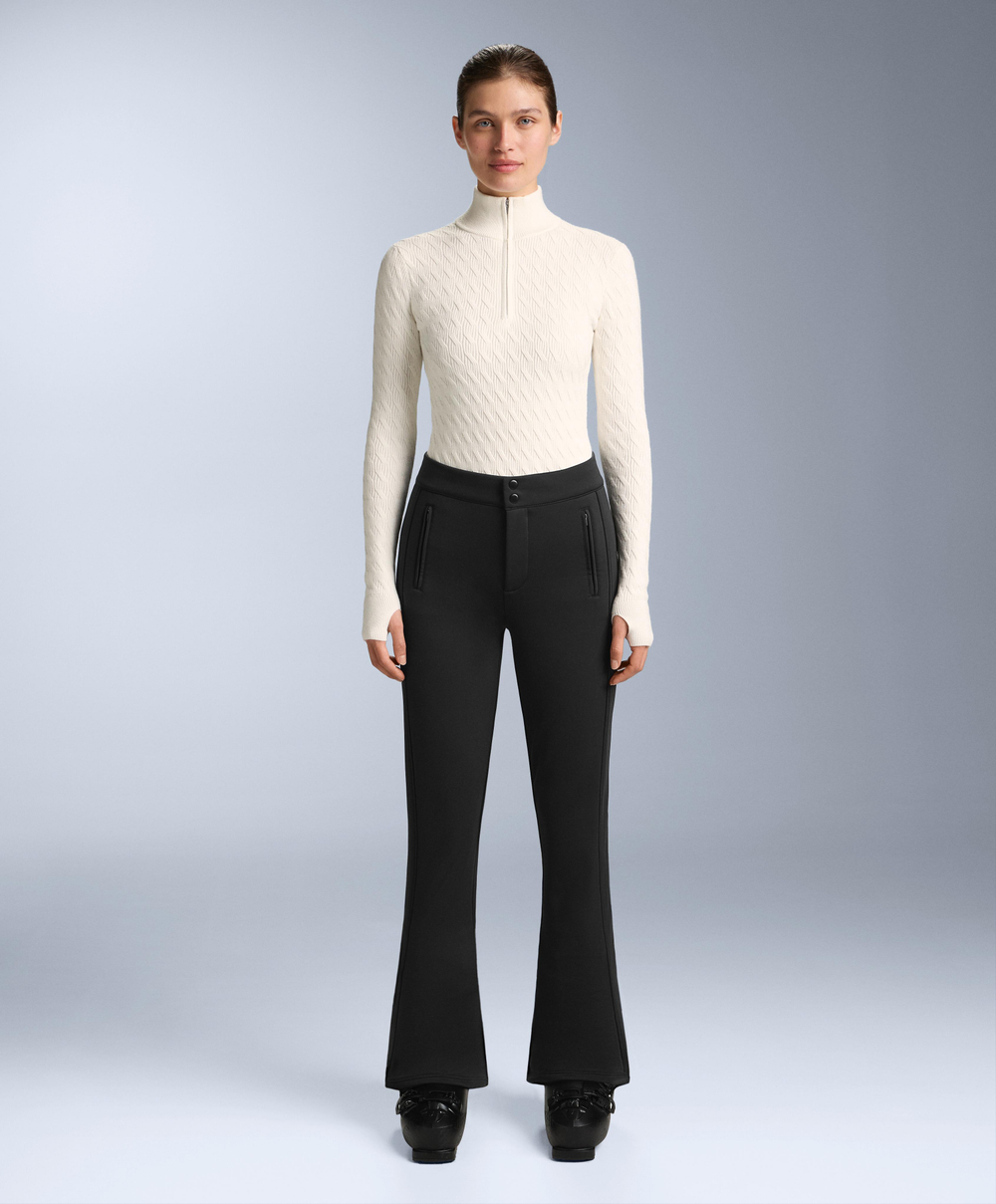 Oysho Термофутболка Base Layer с жаккардовым узором, белый