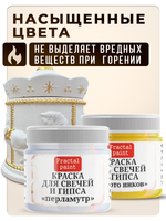 Комбо красок для свечей и гипса (перламутр+золото инков) 2х20мл
