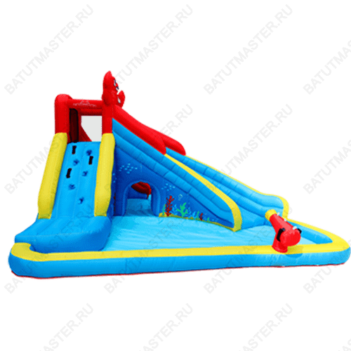 Батут детский для дома "В гостях у краба" 5*4*2,6 м