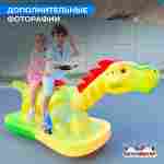 Детский электромобиль для парка развлечений «Дино приключение» двухместный, полный привод