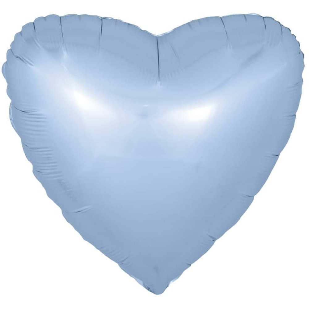Шар (36''/91 см) Сердце, Голубой