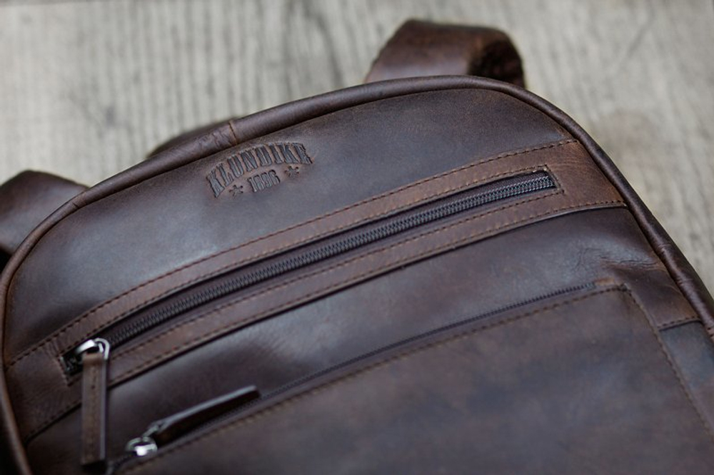 Кожаный мужской рюкзак DIGGER «Sade» KLONDIKE KD1054-03
