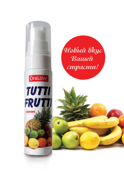 TUTTI-FRUTTI для орального секса, экзотические фрукты, 30 г