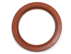 Сальник 120х150х12 а/м КАМАЗ коленчатого вала задняя (евро) (красный с конической губой/ FPM+MKB) Резинотехника г. Балаково ( ОЕ 7406.1005160МКВ )