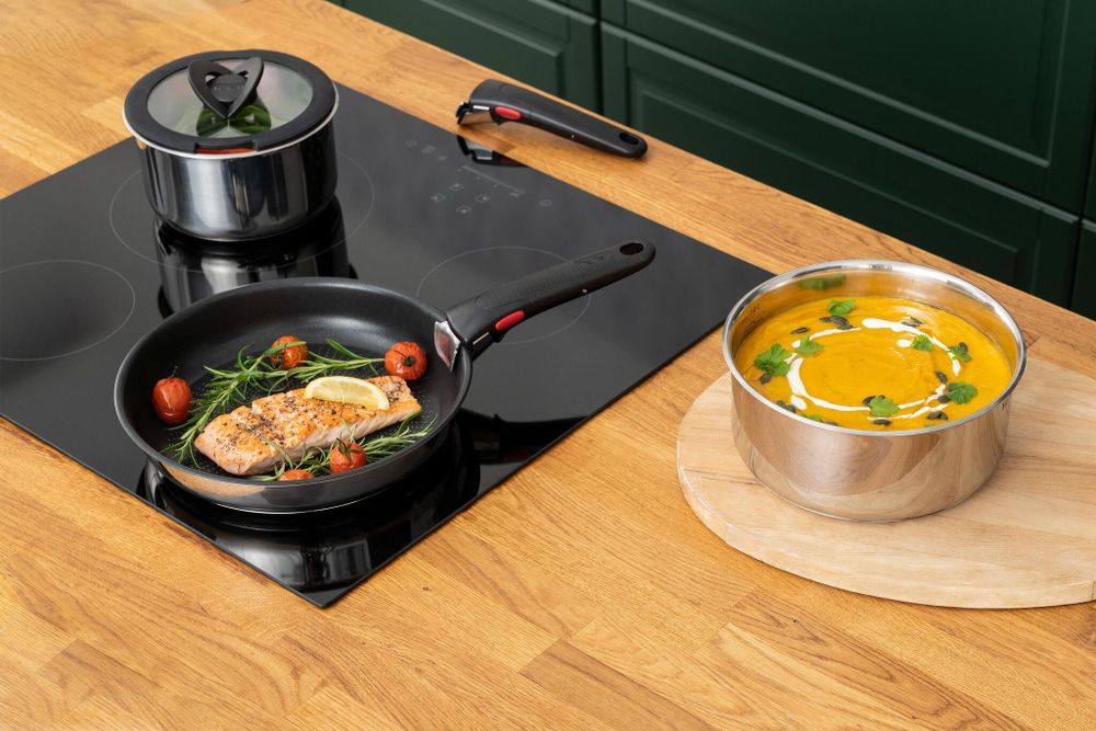 Сковорода Tefal Ingenio Emotion L8970474 - индукционная - нержавеющая сталь - 24 см