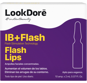 LookDore LOOK DORE IB FLASH AMPOULES FLASH LIPS концентрированная сыворотка в ампулах для губ 10х2мл