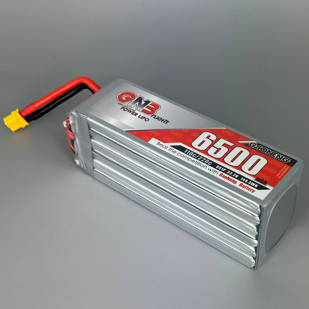 Аккумулятор LI-PO GNB 6500mah 6S 110C (XT60)