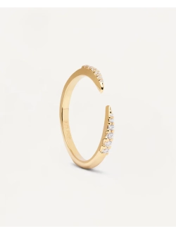 Кольцо Stare серебро 925 пробы покрытое золотом