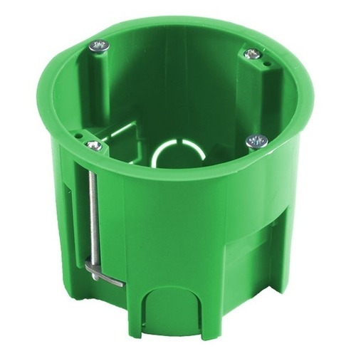 Коробка установочная d 68 глубина 60 мм подрозетник глубокий для гипсокартона [уп. 240шт] Hegel КУ1205