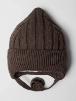 Шапка детская на завязках на осень