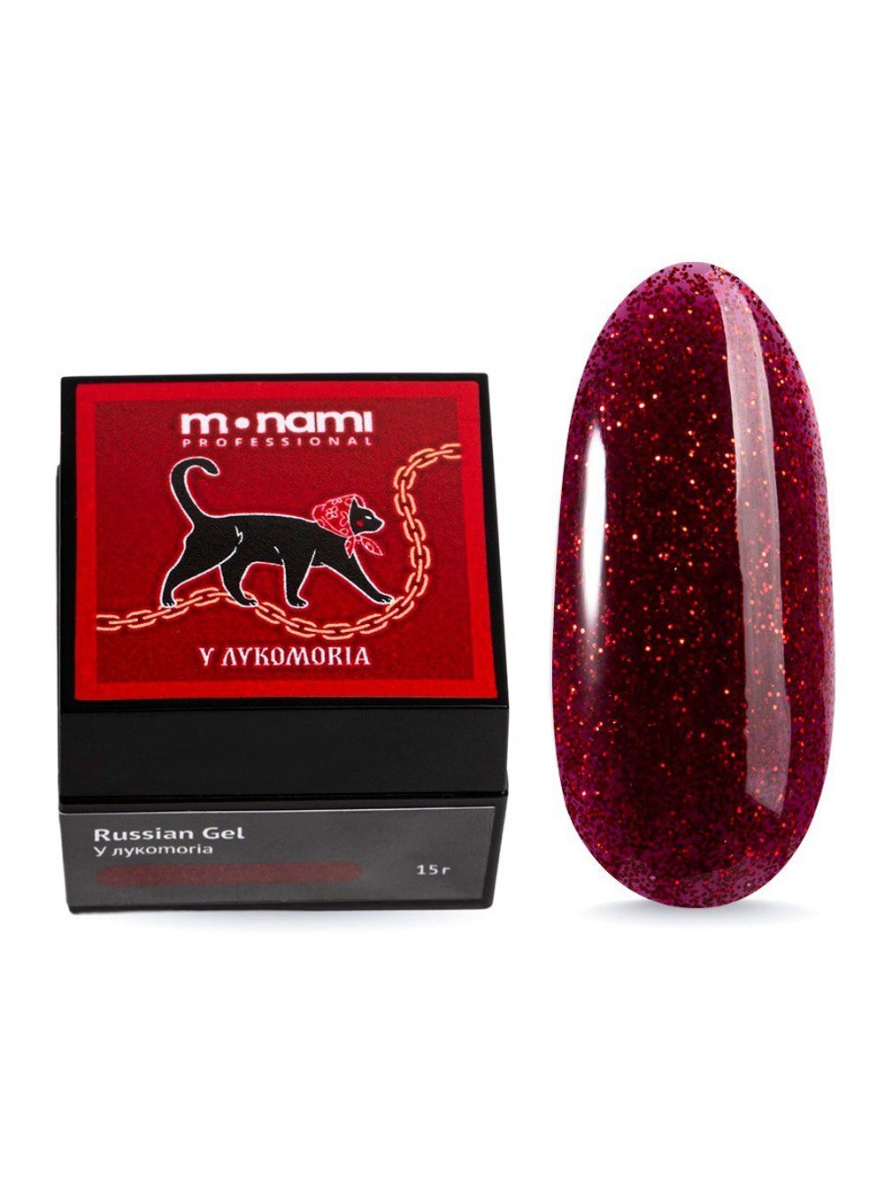 Monami Russian Gel - Гель жесткий моделирующий У лукоморья, 15гр