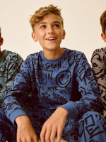 Пижама для мальчика Next B84-141, 3 шт., Коричневый, Синий, Бирюзовый