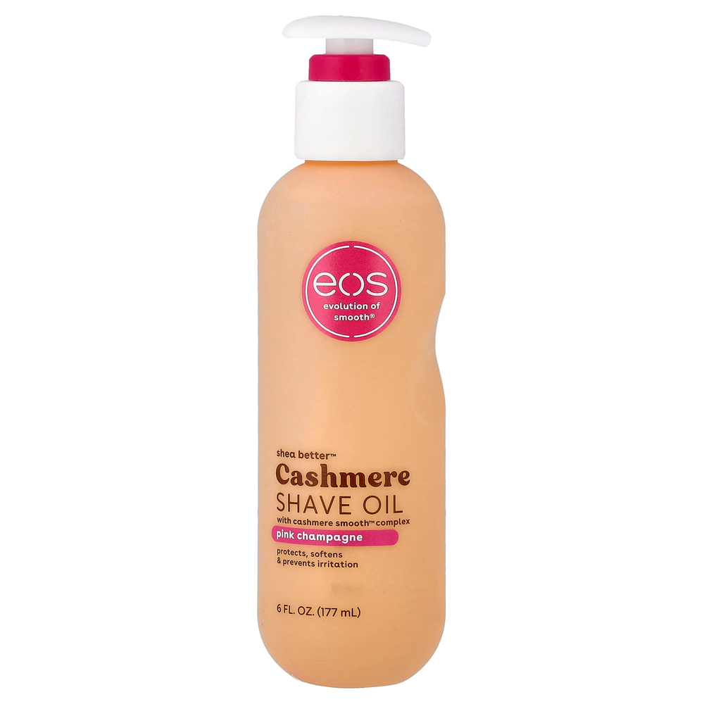 EOS, Shea Better™, кашемировое масло для бритья, розовое шампанское, 177 мл (6 жидк. унций)