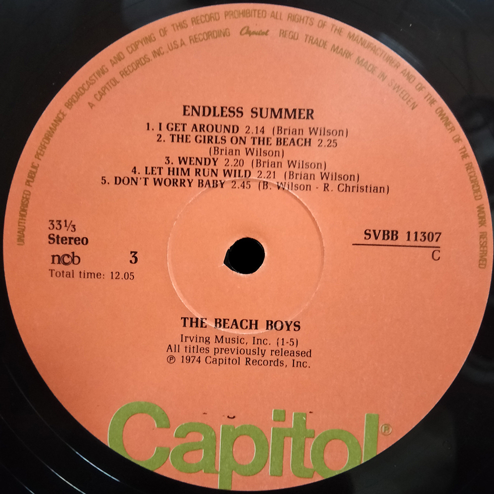 The Beach Boys / Endless Summer (2LP)