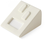 Вкладыш 08/стойка/для 2 колец/2 вертикальных язычка/окошко д/бирки/прорезь для нитки