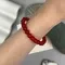 Браслет из сердолика 6 мм, фотография на руке