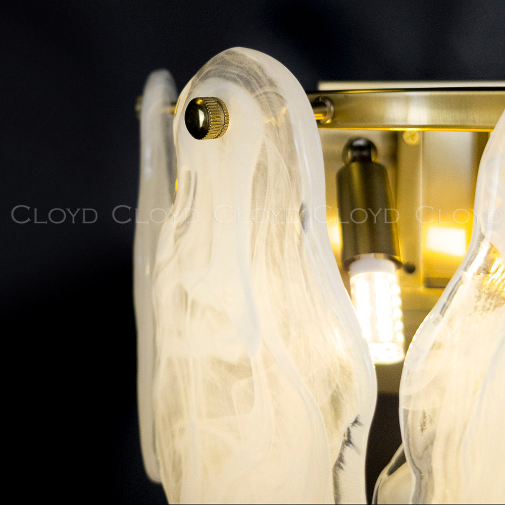 Бра Cloyd SAAM W2 / выс. 19 см - золото (арт.20463)