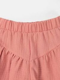 Шорты муслиновые "Клубничный смузи"