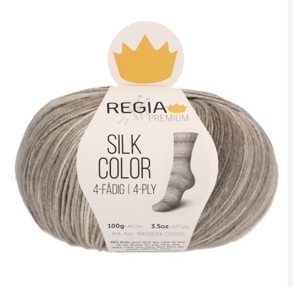 Silk Color Premium (55% шерсть мериноса, 25% полиамид, 20% шелк) 400м/100гр