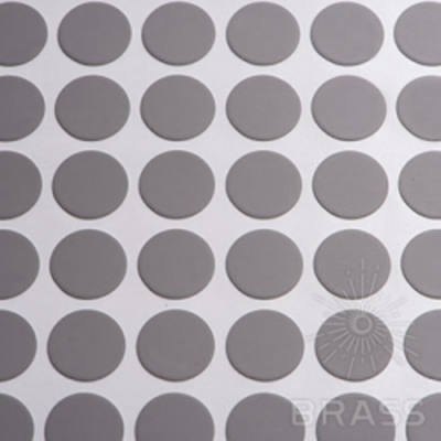 Заглушка самоклейка d=13мм, вулканический серый, GP PLASTD13L0019