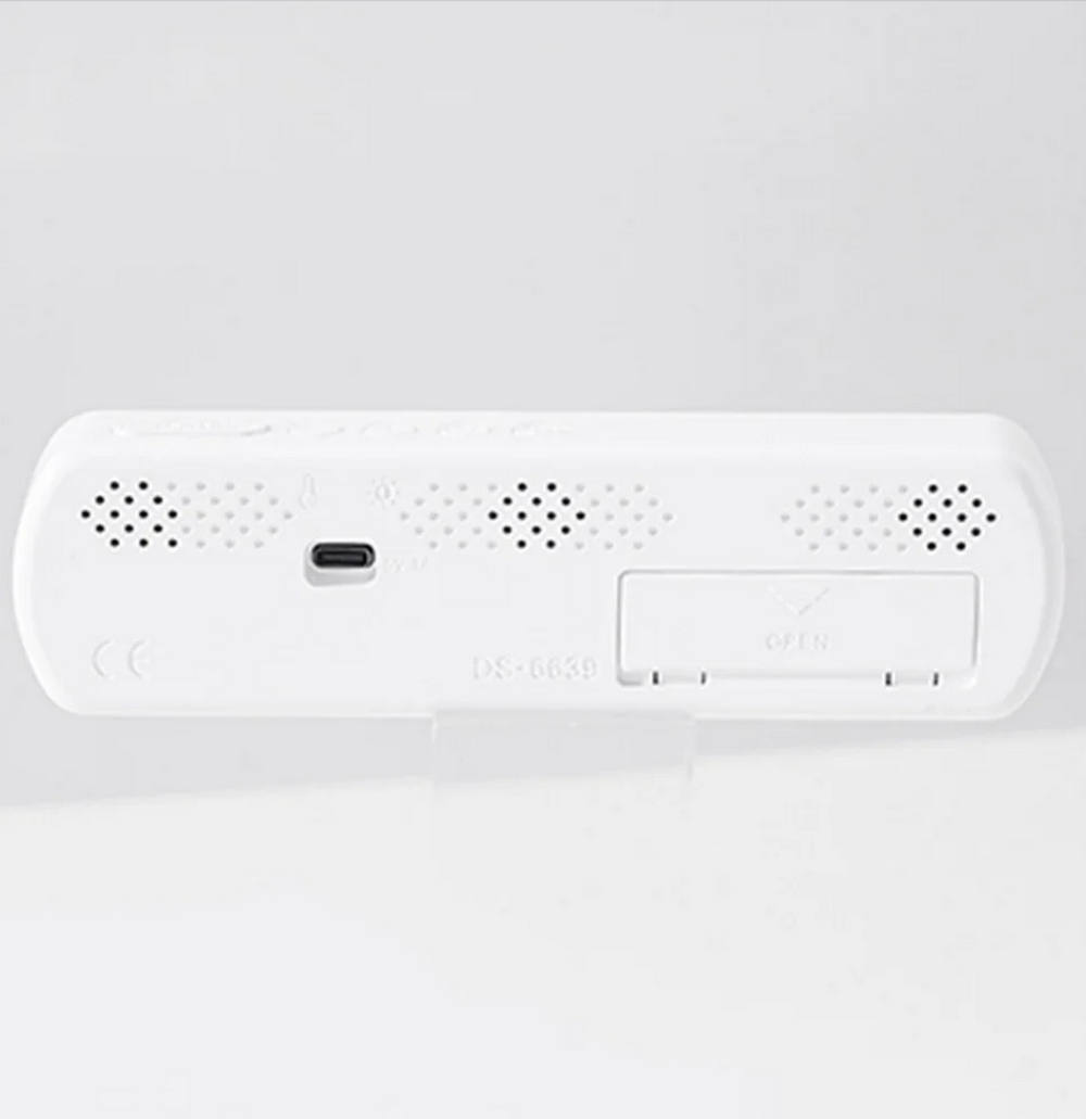 Часы настольные LED MIRROR NO.: 6639 Blue&RGB