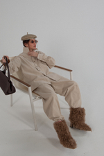 Ботильоны меховые WOOLY