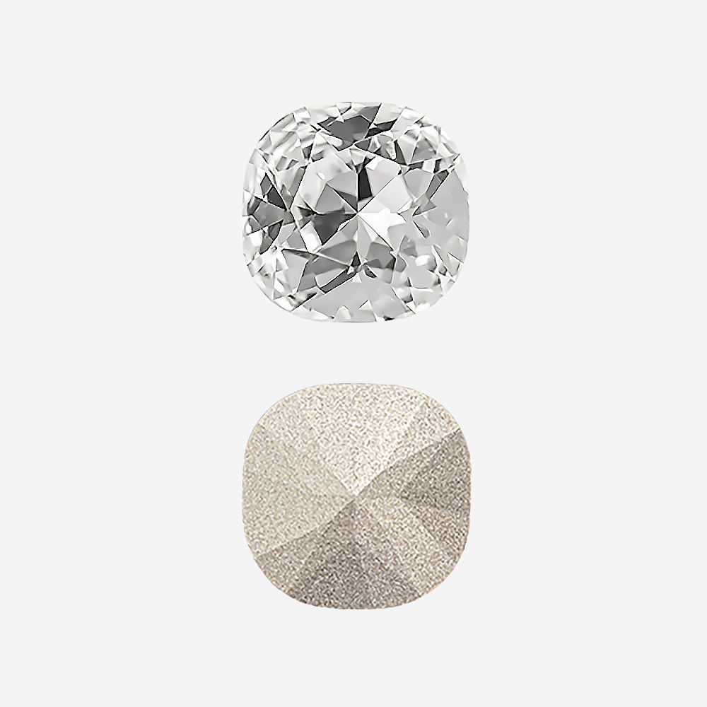 Кристалл Кушон (Сushion), оттенок "Кристалл"/"Crystal", 10мм