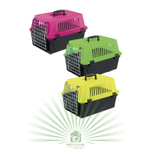 Ferplast Переноска ATLAS 20 NEON (без аксессуаров) для кошек и собак, цветная коллекция/37х58х32