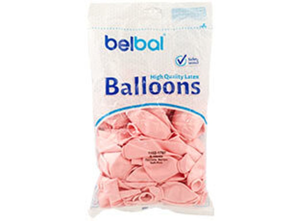 Шар (14"/36 см) Пастель Экстра Soft Pink 454 50 шт.