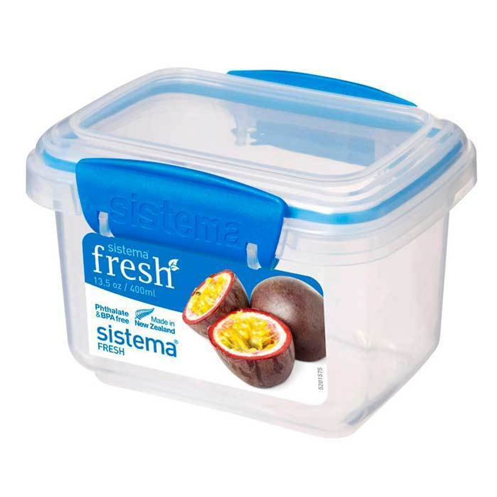 Контейнер 400мл Sistema Fresh синий