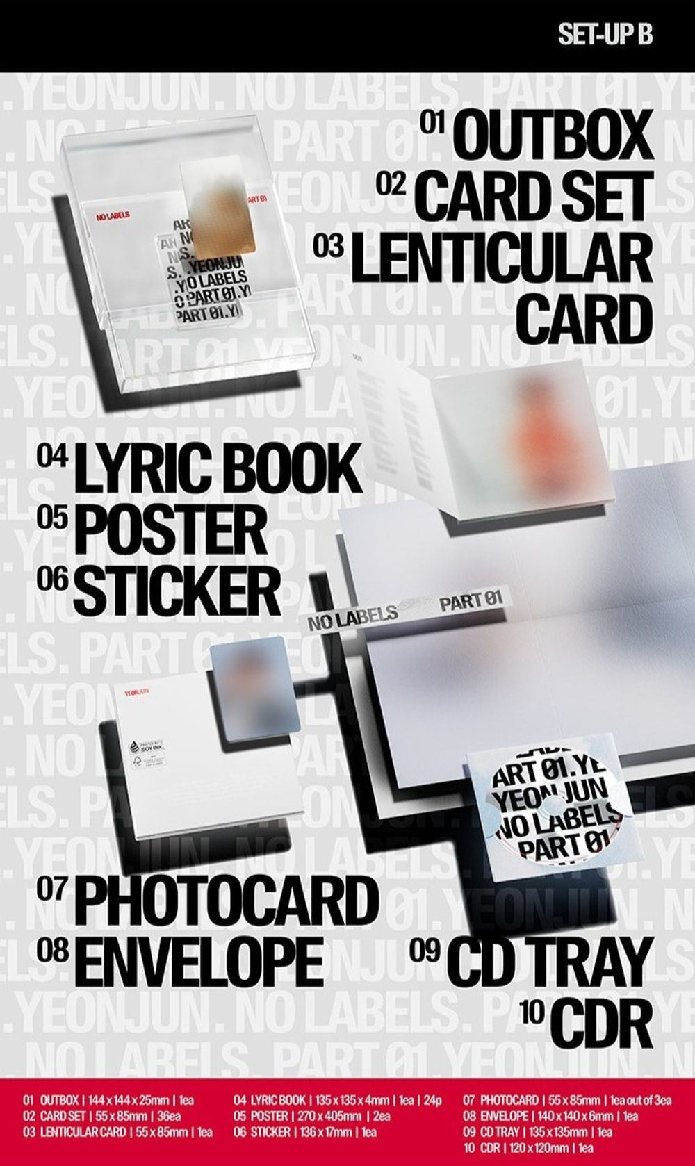Альбом YEONJUN - NO LABELS: PART 01 (LUCKY DRAW)