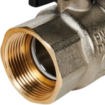 Кран шаровой STOUT полнопроходной 1 1/4" с американкой (бабочка)