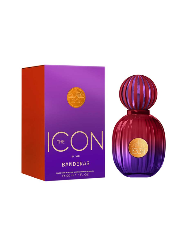 ANTONIO BANDERAS The Icon Elixir lady 100ml edp Intense NEW