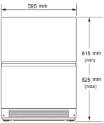Встраиваемый под столешницу холодильник, 60 см, под фасад Signature Kitchen Suite SKSUD2402E