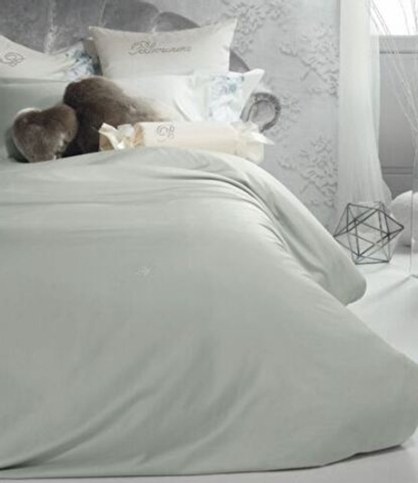 Постельное белье 2 спальное евро Blumarine Lory 51 cristal серое