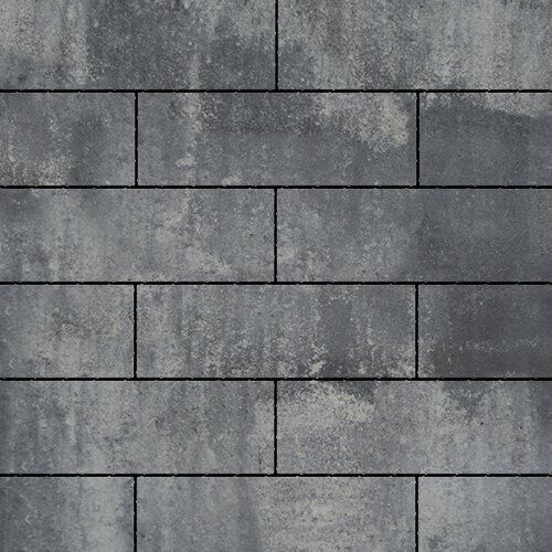 Тротуарная плитка Аликанте, 80 мм, ColorMix Актау, гладкая