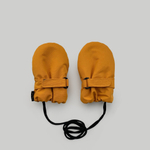 Зимние варежки на липучке (golden yellow)