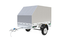 Тент + каркас на прицеп 2515- 03 (05) скошенный