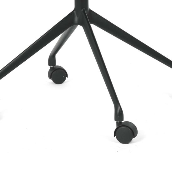 Кресло Expectation черное серая ткань 