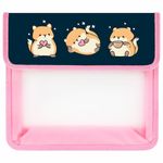 Папка для тетрадей ЮНЛАНДИЯ А5, пластик, 2 отделения, клапан на липучке, "Relaxing cats", 273332