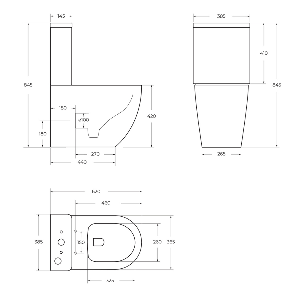 Унитаз-компакт безободковый BelBagno AMANDA BB051CPR+BB051T