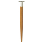 Письменный стол - IKEA ANFALLARE/HILVER, 140х65 см, бамбук/белый, АНФАЛЛАРЕ/ХИЛВЕР ИКЕА