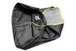 Развернутый мешок для ледяной экстракции haney-bag basic с желтой окантовкой и шнурком-затяжкой
