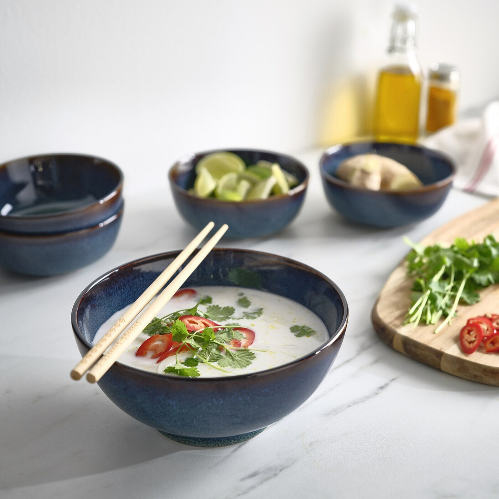 Миска IKEA GLADELIG (ГЛАДЕЛИГ), Синий, 19 см