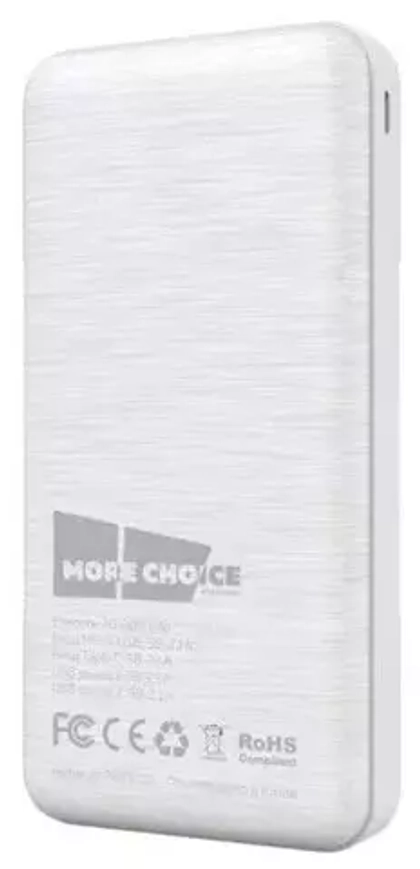 Портативный аккумулятор 20000 mAh PB33-20 More choice white